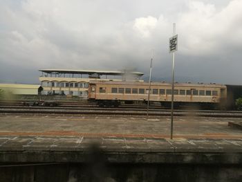 Railroad station platform