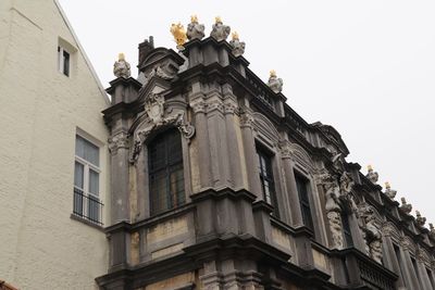 Low angle view of building against sky