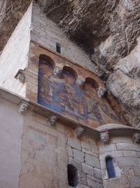 Low angle view of historical building