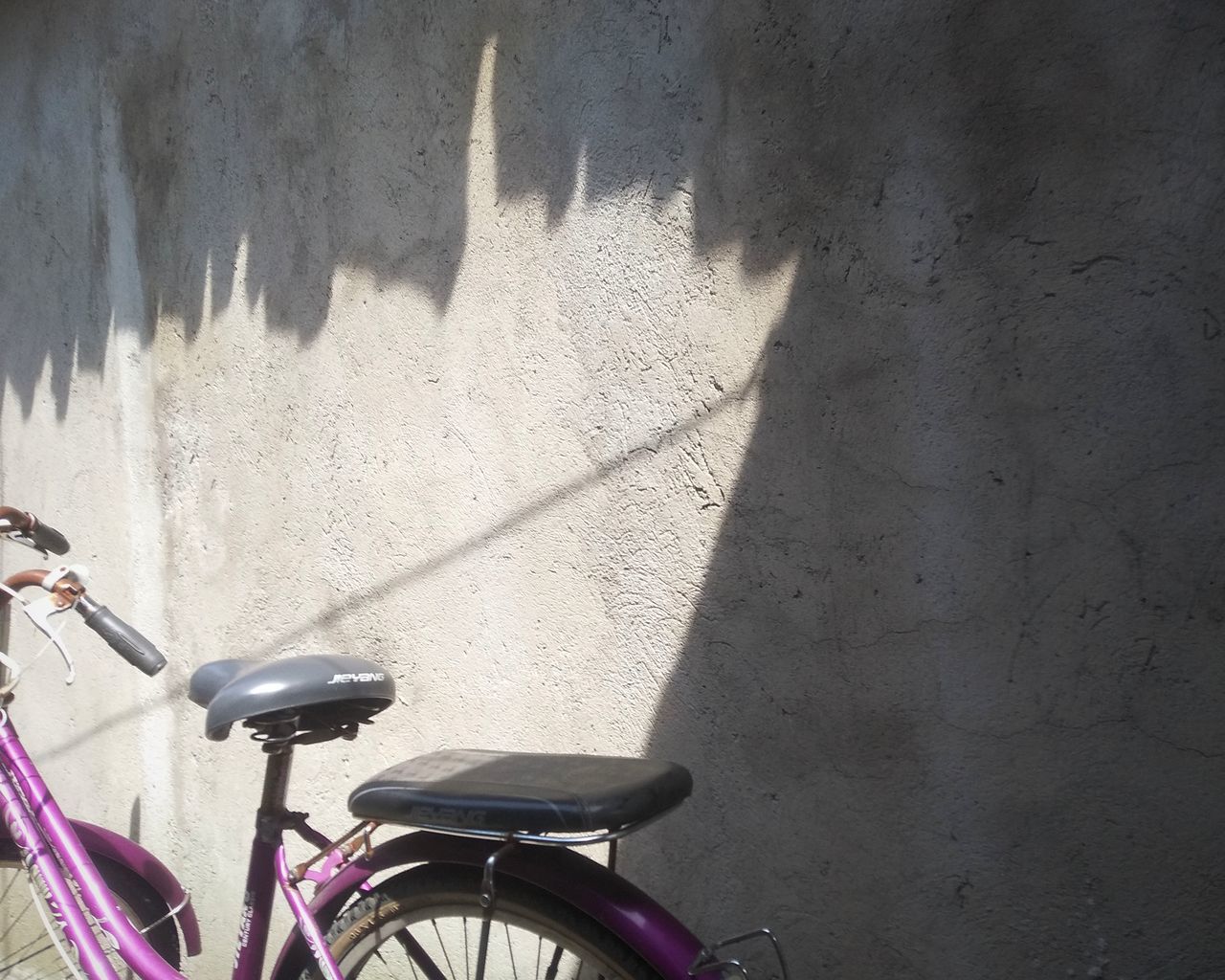 BICYCLE PARKED ON STREET