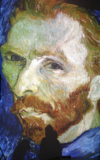 Close-up portrait of man in water