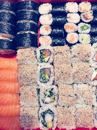 Close-up of sushi