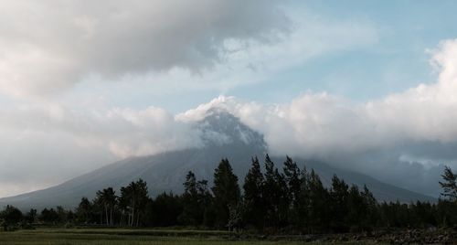 Panoramic view of landscape against sky