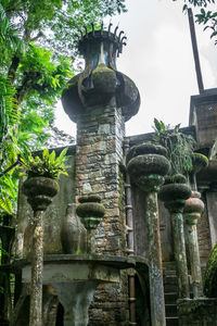 Low angle view of a statue