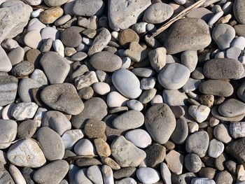 Full frame shot of stones