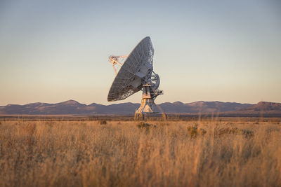 Very large array satellite dish in new mexico