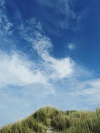 Scenic view of land against sky