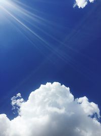 Low angle view of cloudscape