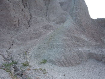 Scenic view of rock formations