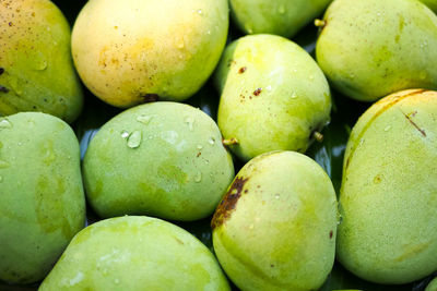 Full frame shot of fruits in market