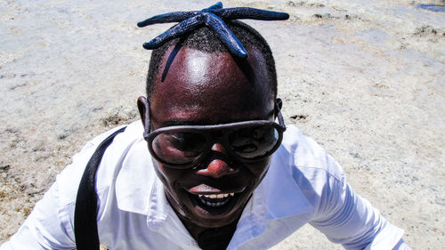 Portrait of young man