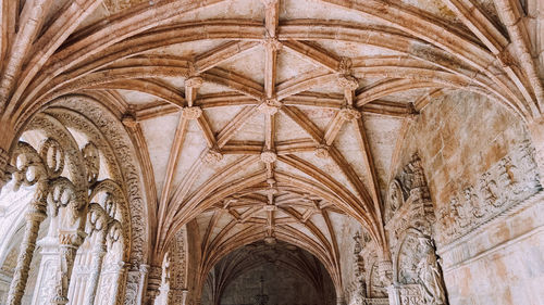 Low angle view of historic building