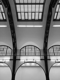 Interior of illuminated hamburger bahnhof museum