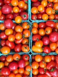 Full frame shot of tomatoes