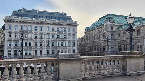 Low angle view of building against sky