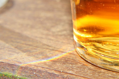 Close-up of drink in glass