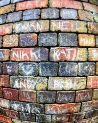 Full frame shot of brick wall