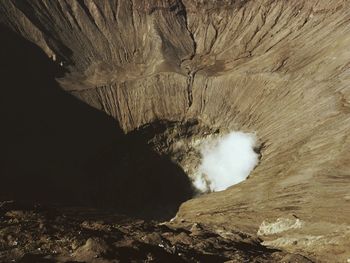 Rock formations in sea