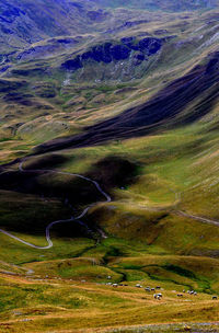 Aerial view of landscape