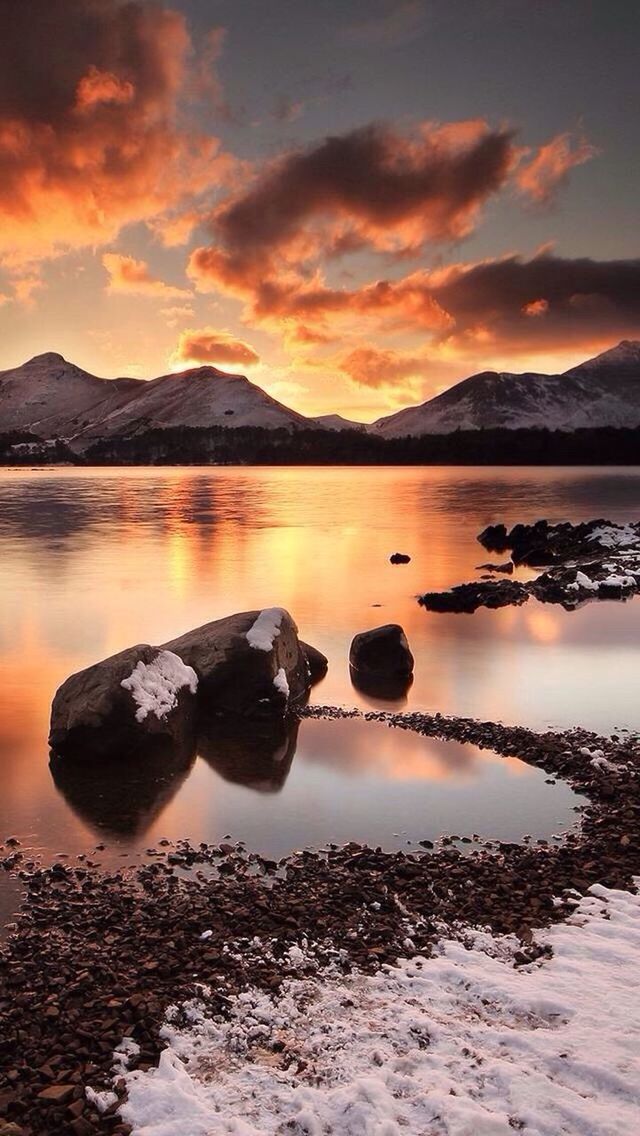 reflection, sunset, mountain, tranquility, beauty in nature, travel, dramatic sky, nature, sky, no people, scenics, tree, cloud - sky, romantic sky, outdoors, rock - object, landscape, lake, vacations, water, day