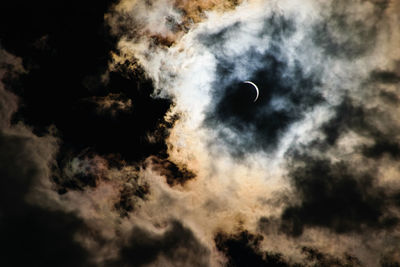 Low angle view of sky