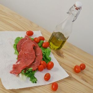 Close-up of food on table