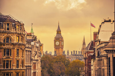 City buildings against sky