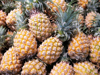 Full frame shot of fruits for sale in market