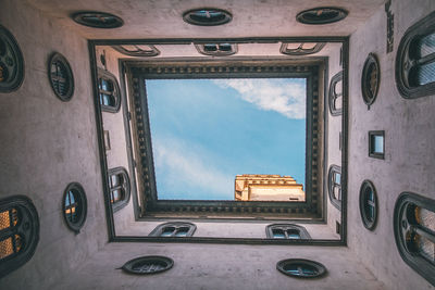 Low angle view of building against sky