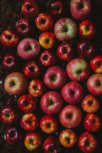 Full frame shot of apples