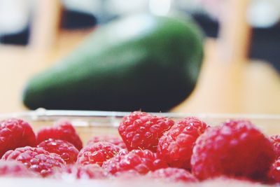 Close-up of strawberries