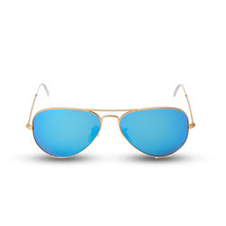 Close-up of sunglasses against white background