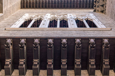 Low angle view of ornate building