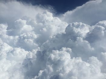 Low angle view of cloudy sky