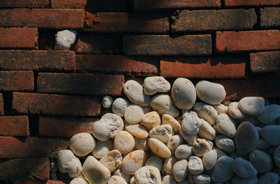 Full frame shot of stone wall
