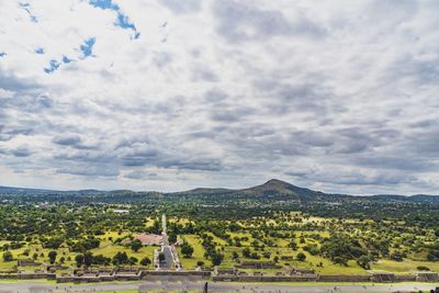 Scenic view of landscape against sky