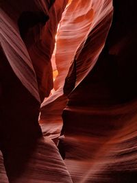 View of antelope canyon