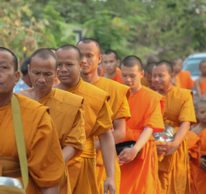 People standing in park