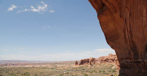 Scenic view of landscape against sky