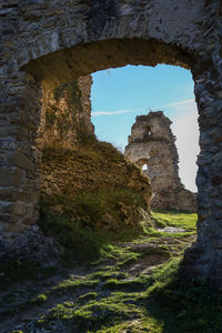 Old ruins against sky