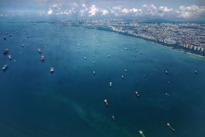 Aerial view of cityscape