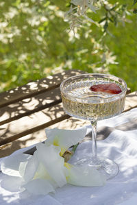 Close-up of drink on table