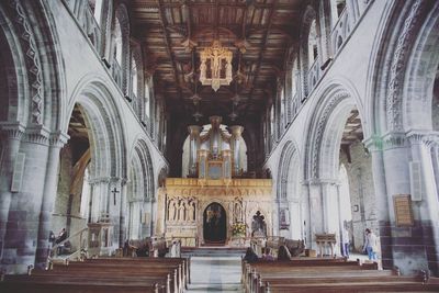 Interior of cathedral