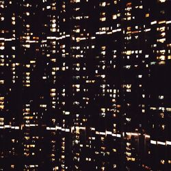 Full frame shot of illuminated city at night