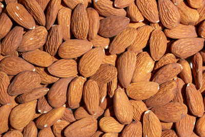 Full frame shot of walnuts