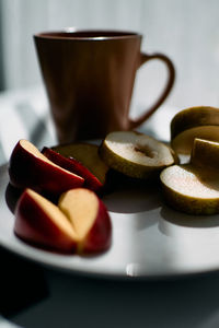 Close-up of food in plate