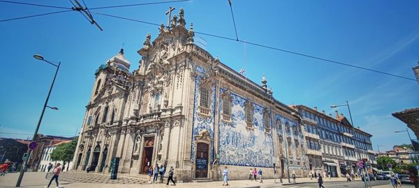Low angle view of building against sky