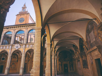 Low angle view of historic building