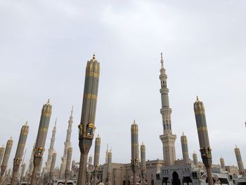 Low angle view of buildings against sky