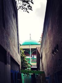 Low angle view of buildings against sky